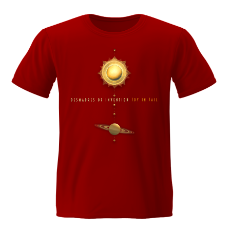 Desmadres of Invention "Joy in Jail" Album Cover Art T-Shirt Red